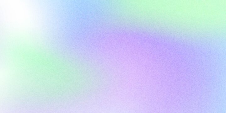 Holographic pastel pink lavender mint baby blue gradient background for web header, banner design. Cute hologram backdrop, soft smooth texture paper