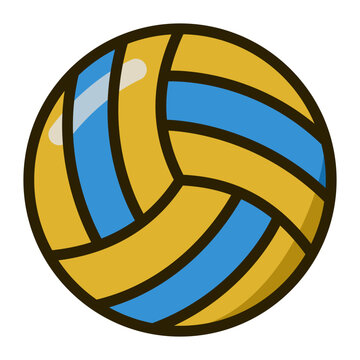 illustration volly ball