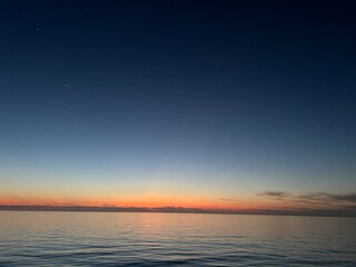 Fototapeta premium sunset over the sea