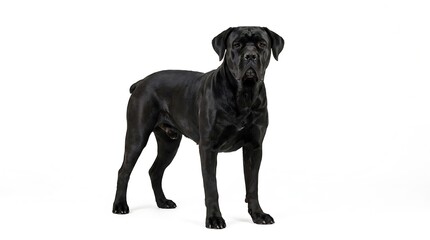 Obraz premium Black Cane Corso Dog Portrait