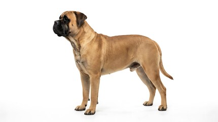 Obraz premium Bullmastiff Dog Standing Profile