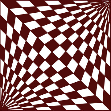 red and white checkered pattern