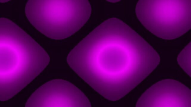 Glowing purple square shapes abstract design for digital backgrounds with a dark light aesthetic suitable for technology or futuristic concepts.