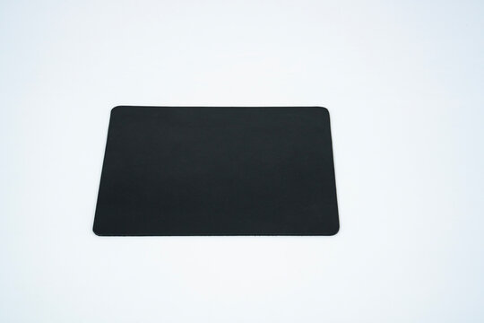 Large black computer mouse pad