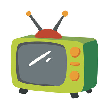 Retro Television TV Media Broadcast