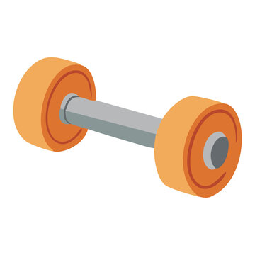 Dumbbell Weight Training Fitness Illustration