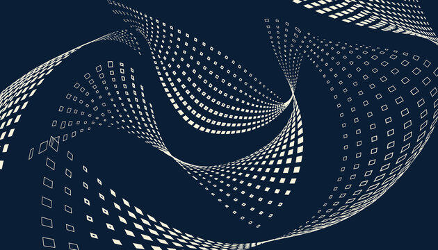 abstract wave pattern, futuristic design