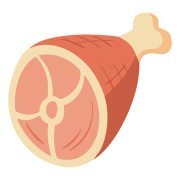 Ham Meat Leg Food Icon