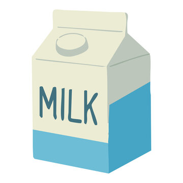 Milk Carton Dairy Beverage Icon