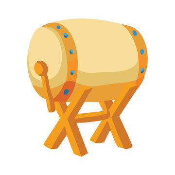 Bedug Ramadan Drum Illustration