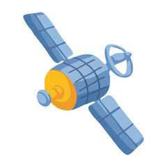 Satellite Orbit Space Technology Icon © nikagraphic