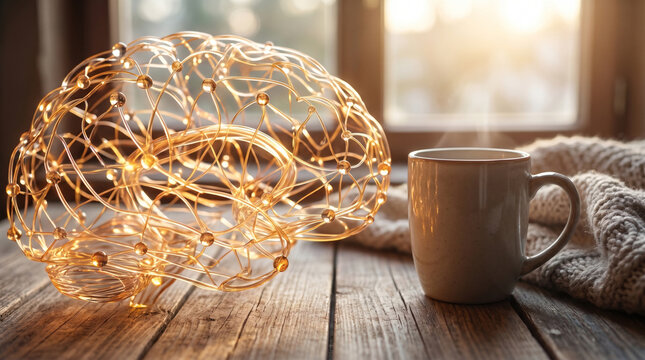 AI Technology Abstract Visualization Humanized Artificial Intelligence Premium Stock Photo