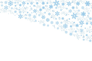 Fototapeta premium Happy New Year 2027. Decorative snowflakes create a whimsical atmosphere for New Year 2027, PNG
