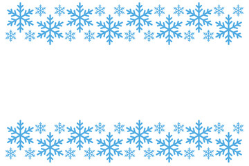 Obraz premium Happy New Year 2027. Bright blue snowflakes create a joyful atmosphere for New Year 2027, PNG