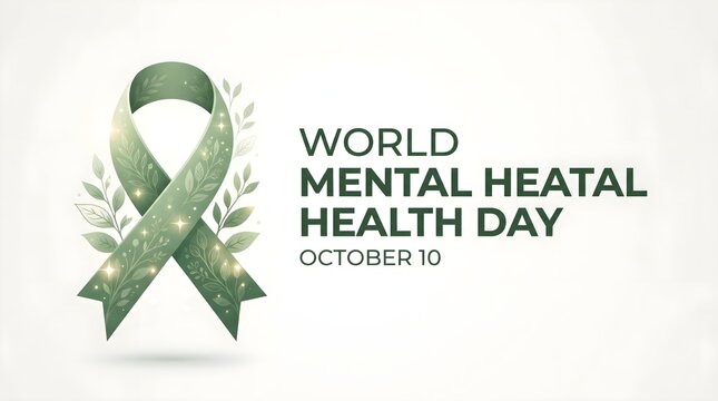 Raising awareness for world mental health day promoting wellbeing and reducing stigma globally