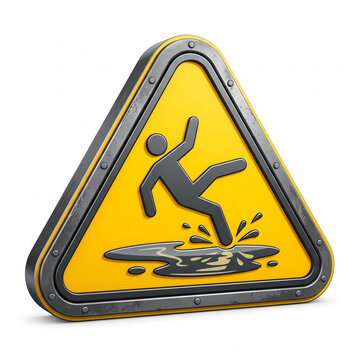 A comprehensive set of black and yellow hazard warning signs, construction safety icons, and mandatory PPE equipment symbols for industrial workplace safety standards.