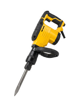 Industrial Jackhammer Electric Demolition Hammer Isolated