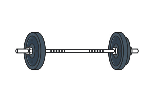 Barbell Vector Illustration