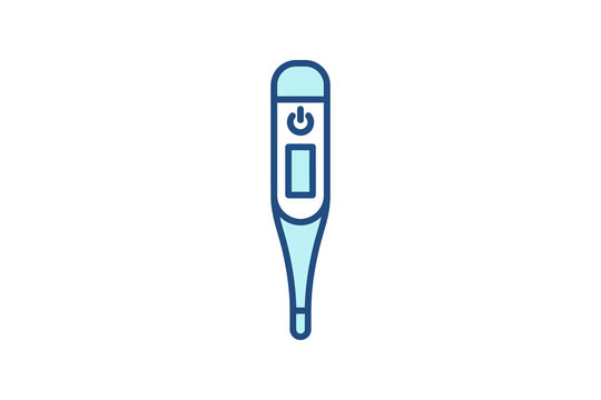 Digital Medical Thermometer Icon