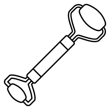 Face Roller Line Icon