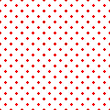 pattern red polka dots background