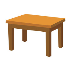Fototapeta premium Simple Wooden Table Furniture