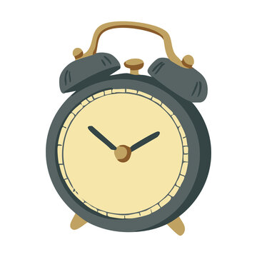 Vintage Alarm Clock Illustration
