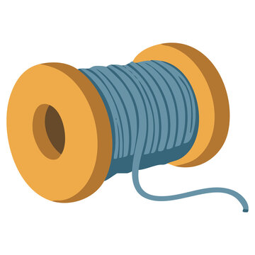 Gray Thread Spool Sewing Supply