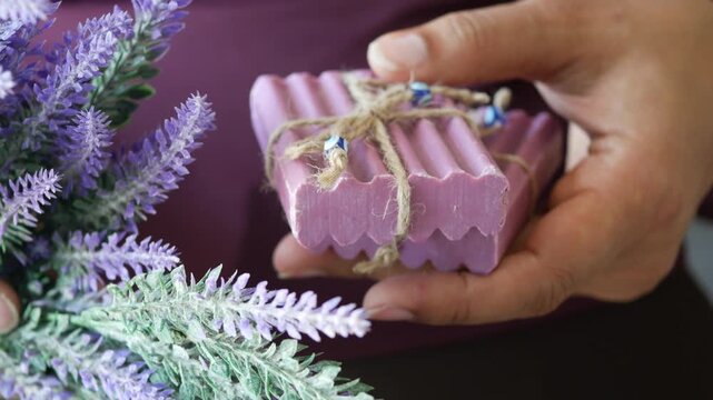 Crafting handmade soaps with natural ingredients