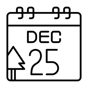Christmas Calendar Icon