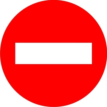 no entry sign