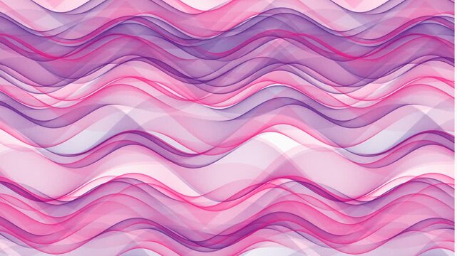 Abstract wave motion featuring overlapping violet and magenta lines for digital backgrounds.