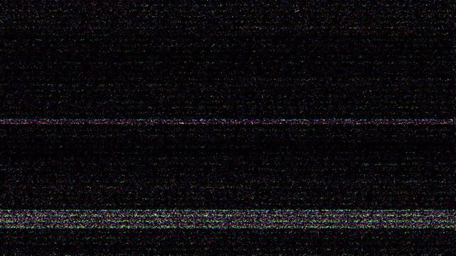 CRT TV Static Noise, Analog RGB Signal Interference and Scanlines