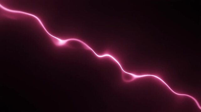 Deep-burgundy plasma unfurls into elongated luminous form, tendrils stretching diagonally from lower-left toward upper-right against deep black with intense cinematic glow.