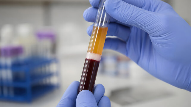 Laboratory blood plasma serum test medical sample tube analysis science laboratory blood plasma serum test medical sample tube analysis science