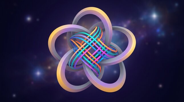 geometric flower pattern