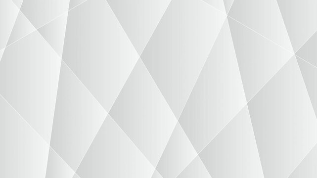 Abstract Geometric White Gradient Pattern 4K