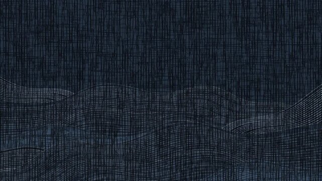 Abstract Digital Mountainous Terrain Visualization 4K
