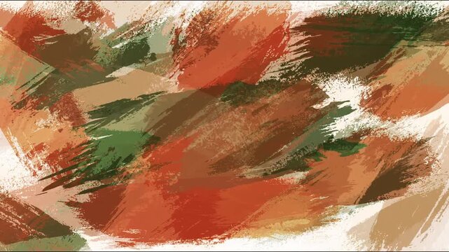 Warm Earth Tone Abstract Grunge Background Featuring Random Organic Brush Strokes And Flat Textures For Natural And Eco Friendly Projects