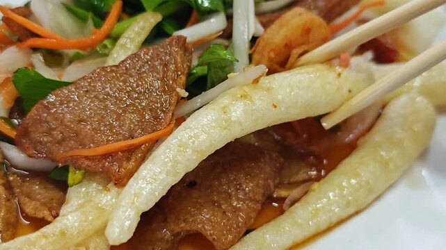 Fish maw salad