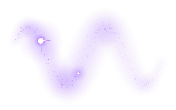 Vibrant purple abstract geometric heart shapes with glowing center and stars