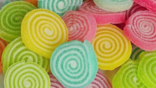 Colorful jelly