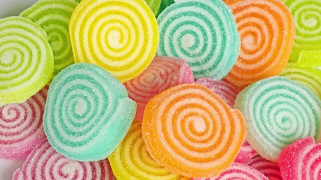 Colorful jelly
