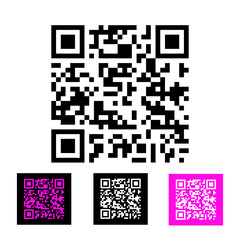 Fototapeta premium Qr code generator design concept