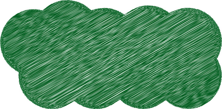 Cartoon white clouds icon set isolated on transparent background