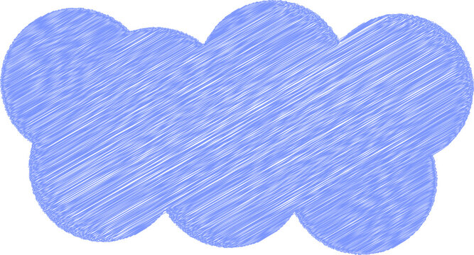 Cartoon white clouds icon set isolated on transparent background