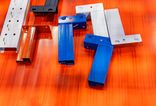 colorful steel fastening angles for construction