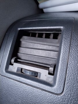 Brokdn Car Dashboard Air Vent Close Up