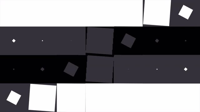 Geometric Block Tile Wipe Transition with Reverse Animation and Alpha