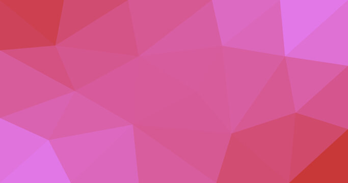 Background from polygons Texture of geometric shapes with Pink Red Color